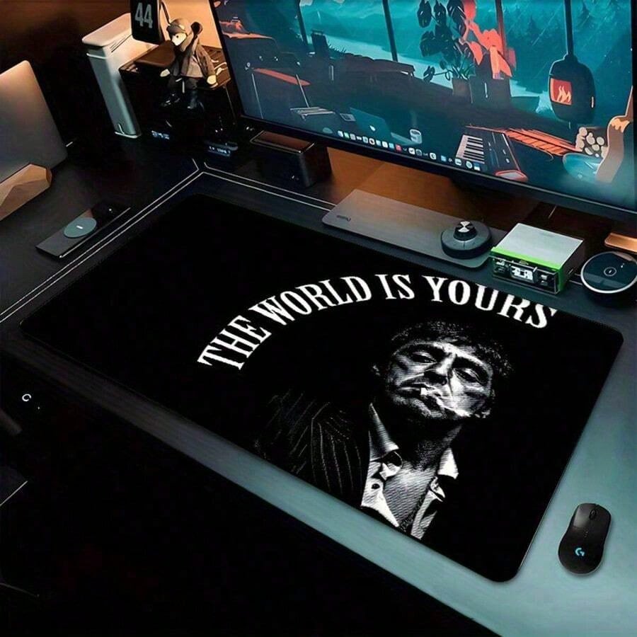 Desk Setup Quotes - Movie Design Gaming Mouse Pad From