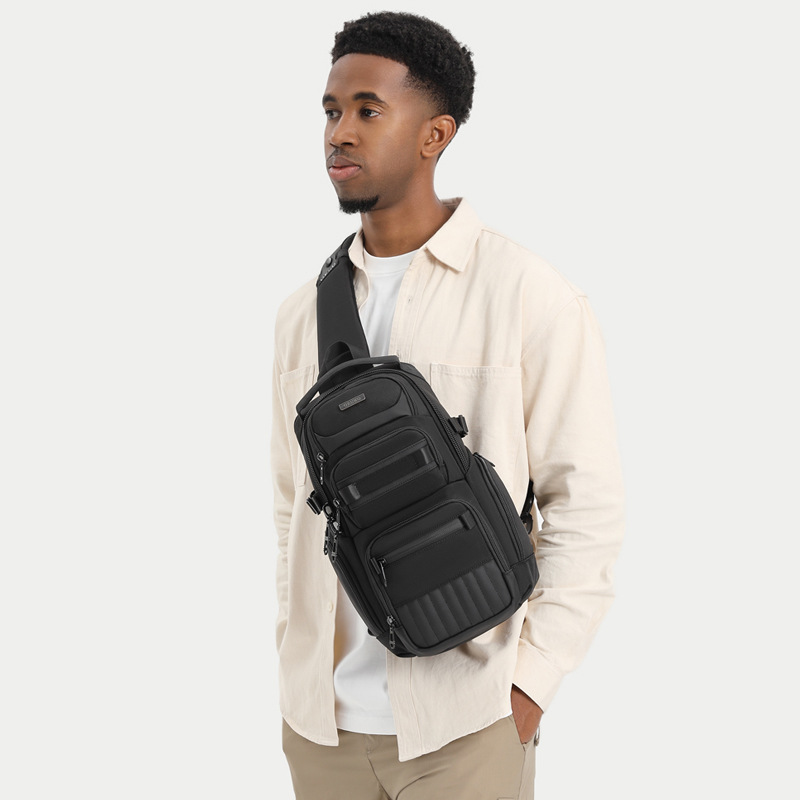 Dual Phone Holder - OZUKONew Business Commute Men's Crossbody Bag