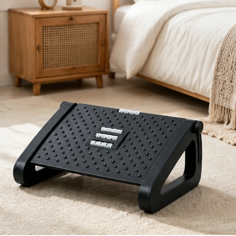 Desk Setup Office - Portable Adjustable Foot Rest for Office