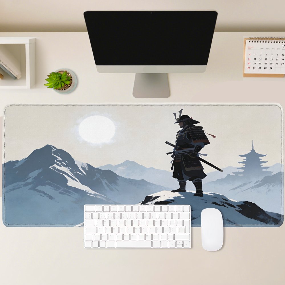 Desk Setup Nature - Premium Desk Mat Mouse Pad Wide