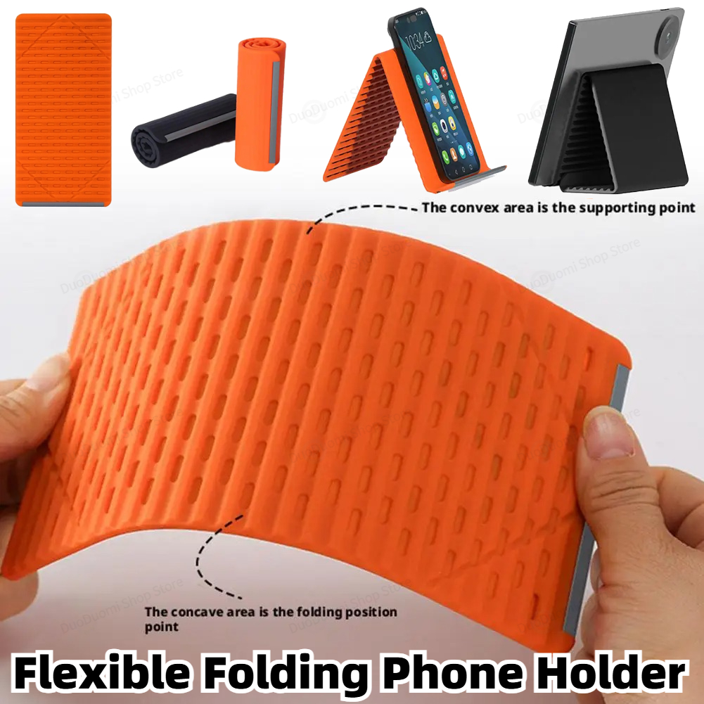 Desk Setup Table - Flexible Folding Phone Holder Creative Foldable