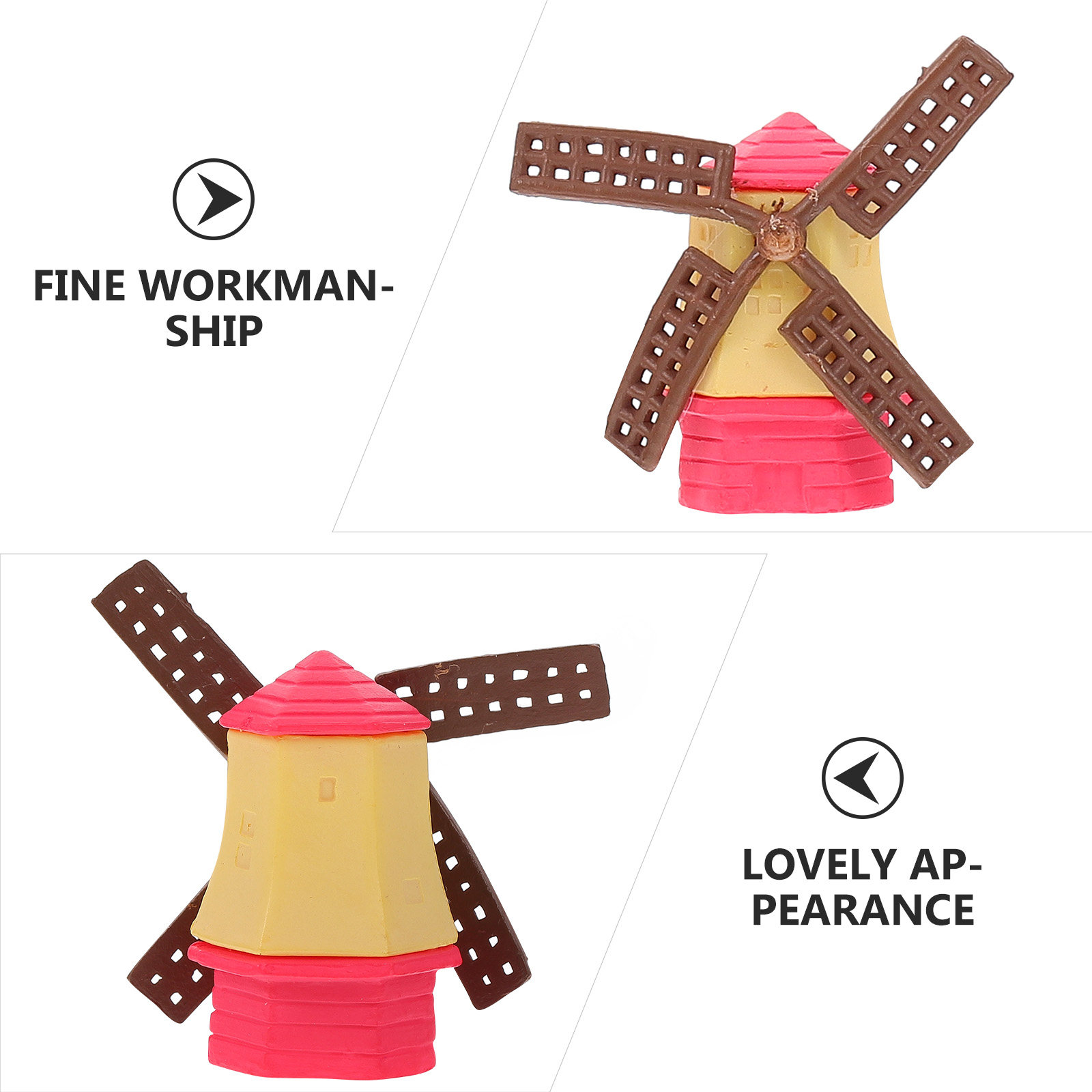 5Pcs Colorful Miniature Windmi - Desk Setup Office recensie en prijs