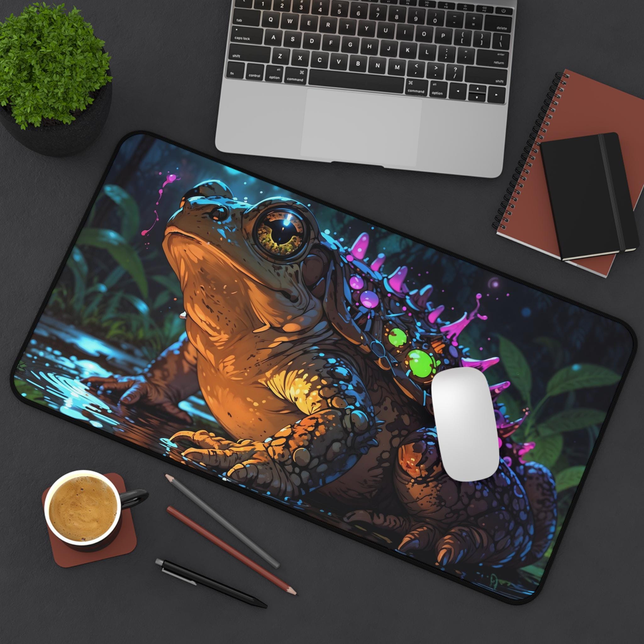 Cute Celestial Frog Desk Mat - - Desk Setup Workspace recensie en prijs