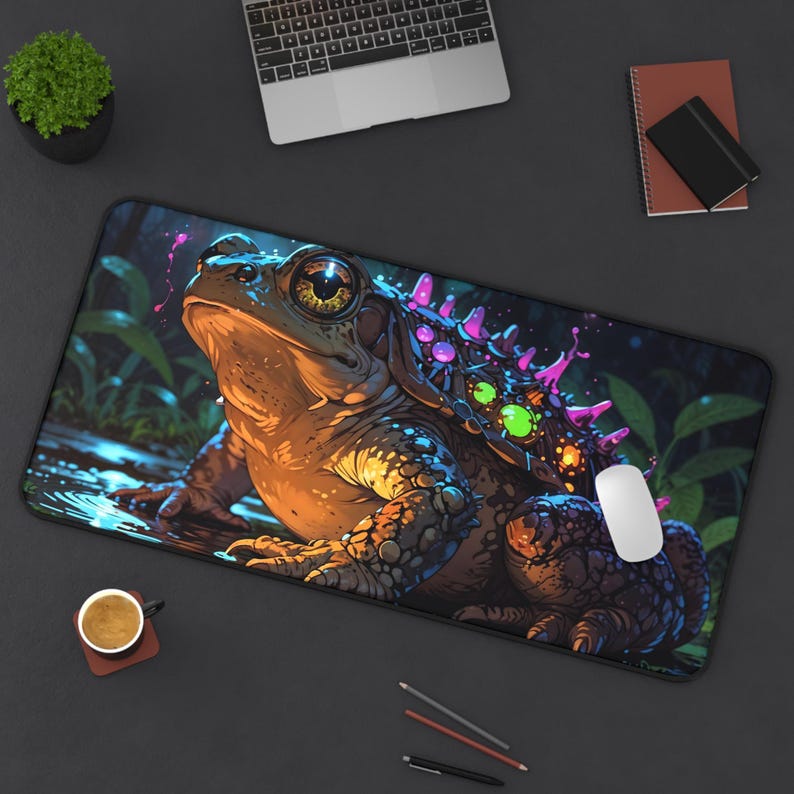 Cute Celestial Frog Desk Mat - - Desk Setup Workspace recensie en prijs
