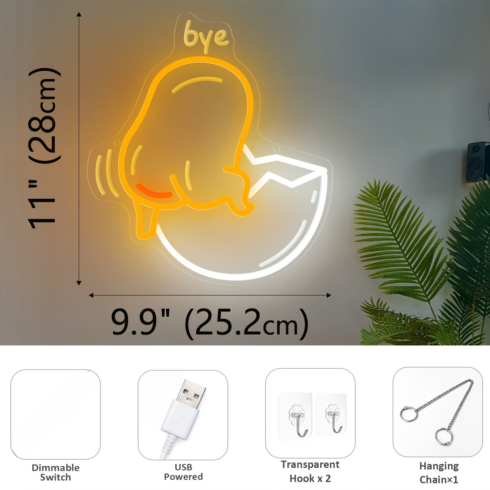 Sanrio Egg Yolk LED Neon Light - Desk Setup Bedroom recensie en prijs