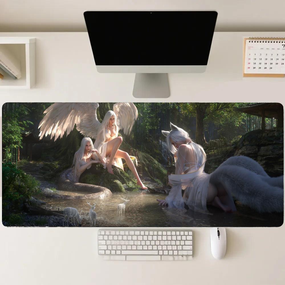 Forest girl Gaming Mats Extend - Desk Setup Girl recensie en prijs