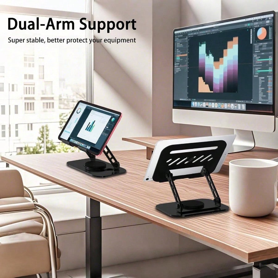 Black Phone Holders Tablet Sta - Dual Phone Holder recensie en prijs