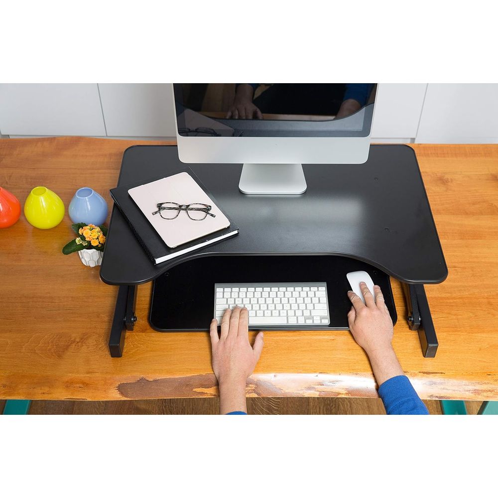 32 Adjustable Standing Desk Co - Desk Setup With Keyboard Tray recensie en prijs
