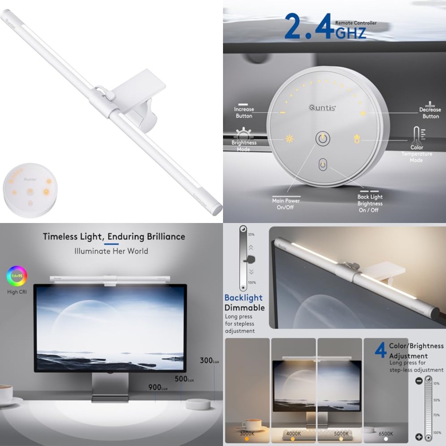 Monitor Light Bar with Remote, - Desk Setup Office recensie en prijs