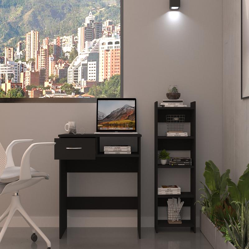Black Home Office Set, 2-Piece - Desk Setup Workspace recensie en prijs