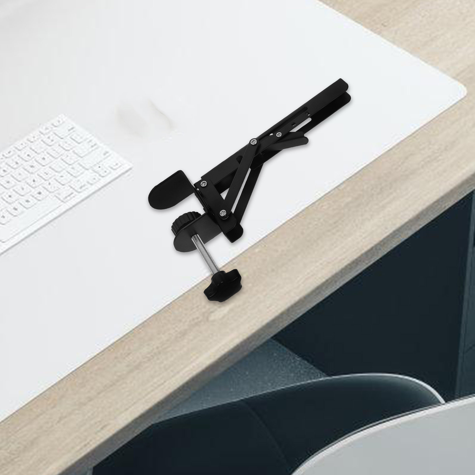 2Pcs Ergonomic Adjustable Clam - Desk Setup With Keyboard Tray recensie en prijs