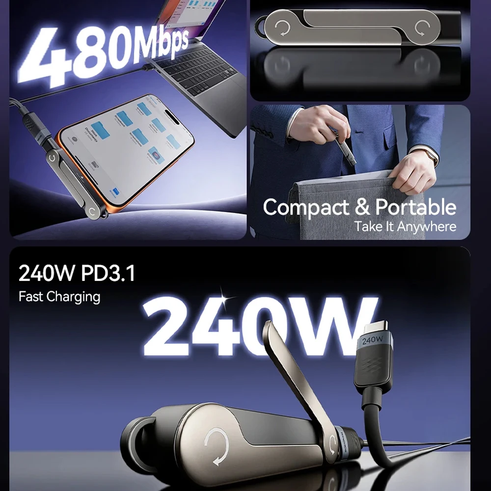 USB Type C Flat Charger Chargi - Desk Setup Stand recensie en prijs