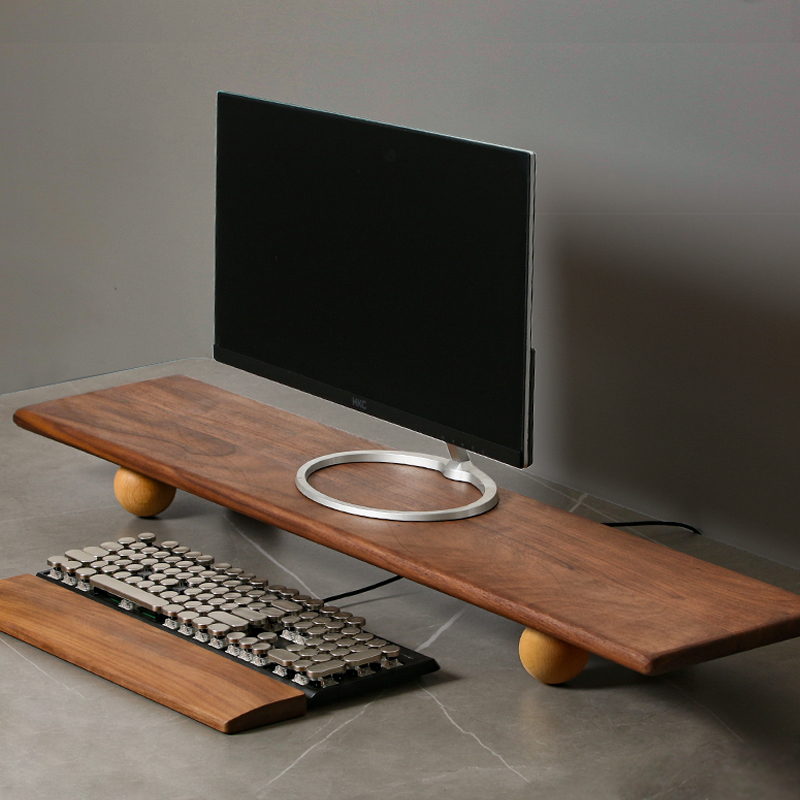 Natural Wood Desktop Riser Dua - Desk Setup Nature recensie en prijs