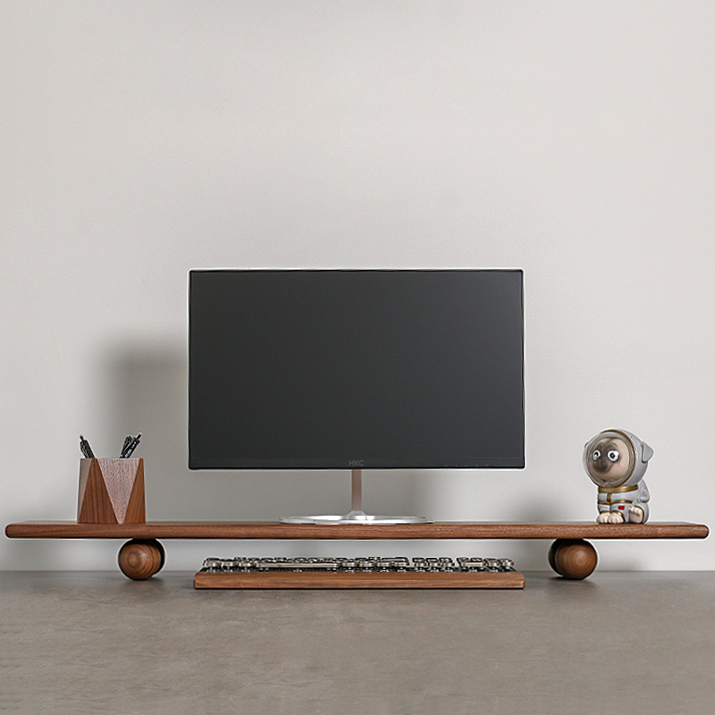 Natural Wood Desktop Riser Dua - Desk Setup Nature recensie en prijs