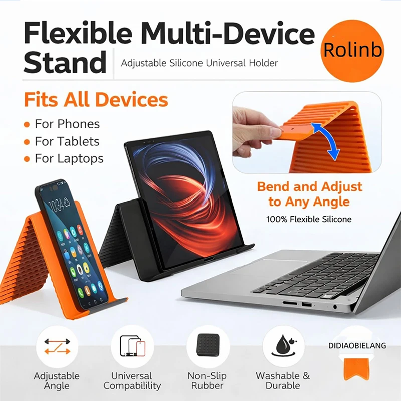 Portable Foldable Silicone Pho - Dual Phone Holder recensie en prijs