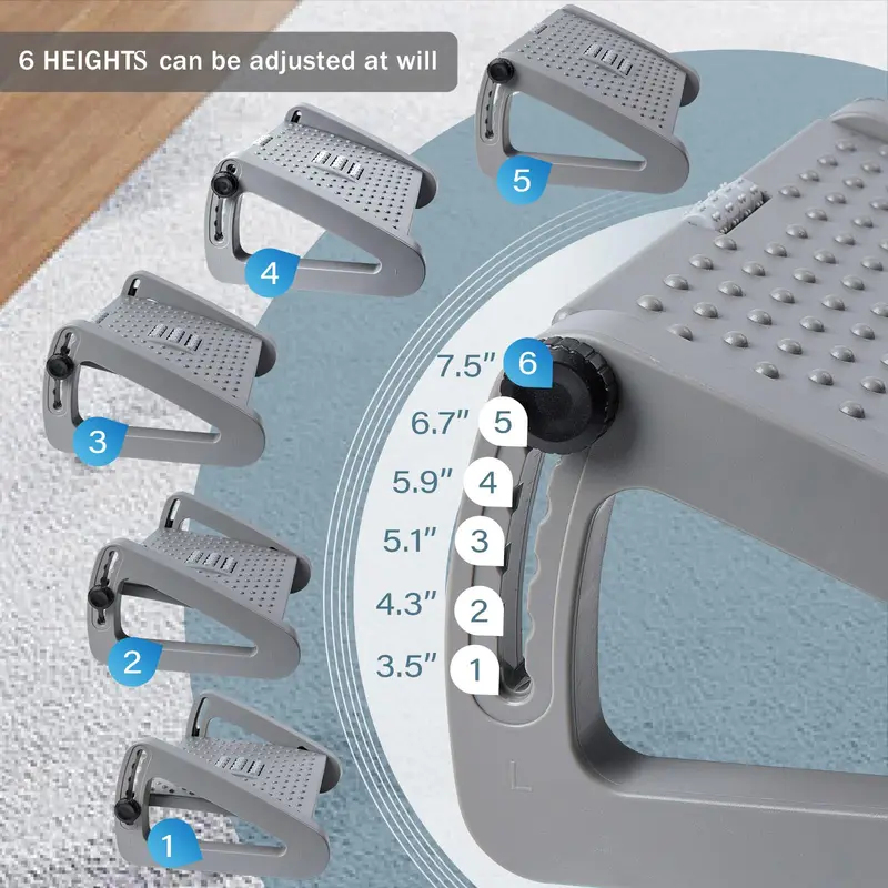 Ergonomic Foot Rest for Under  - Desk Setup Office recensie en prijs