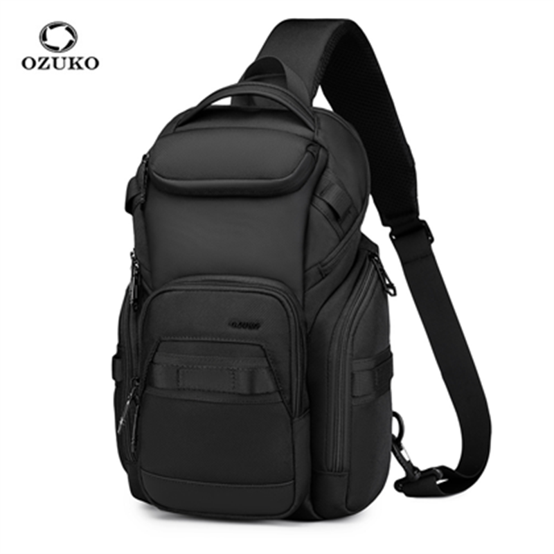 OZUKO Men's Chest Bag Business - Dual Phone Holder recensie en prijs