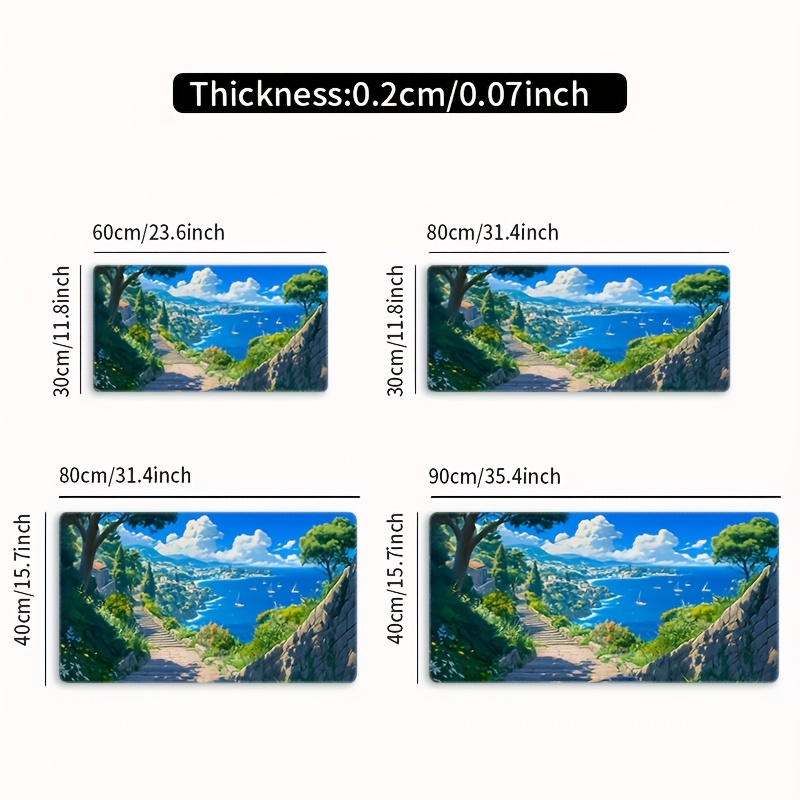 Large Gaming Mouse Pad texture - Desk Setup Nature recensie en prijs