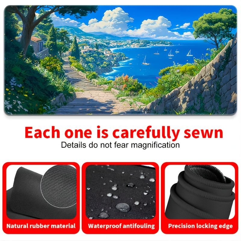 Large Gaming Mouse Pad texture - Desk Setup Nature recensie en prijs