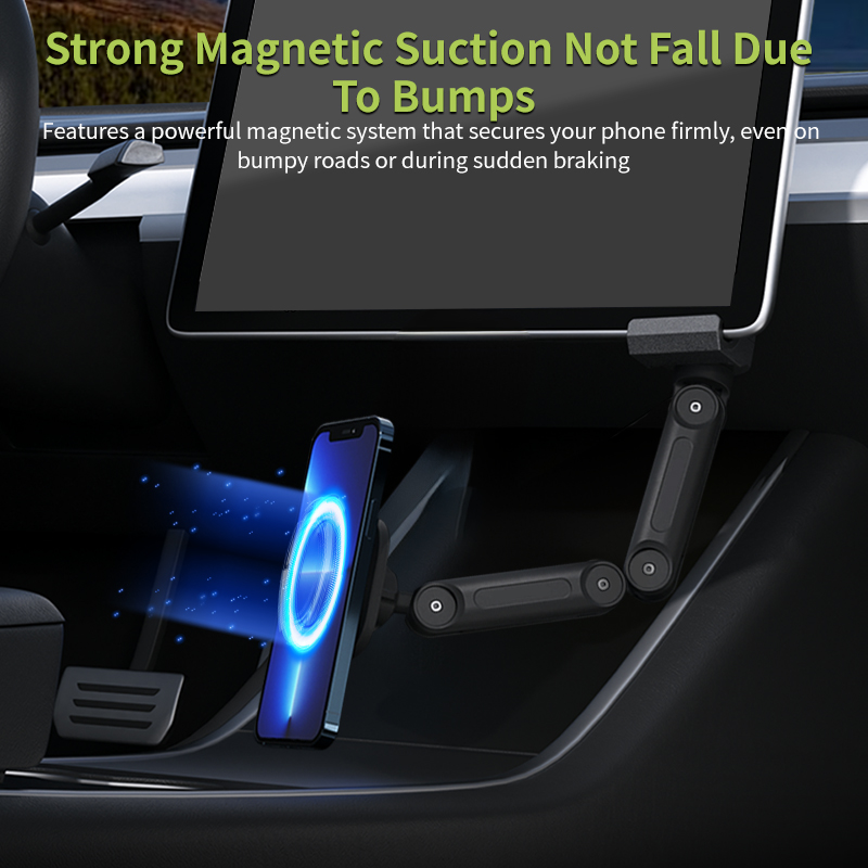 Foldable wireless magnetic pho - Dual Phone Holder recensie en prijs