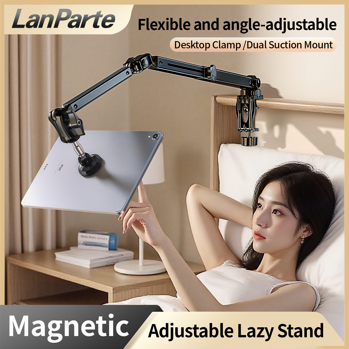Heavy Duty Magnetic Tablet Laz - Dual Phone Holder recensie en prijs