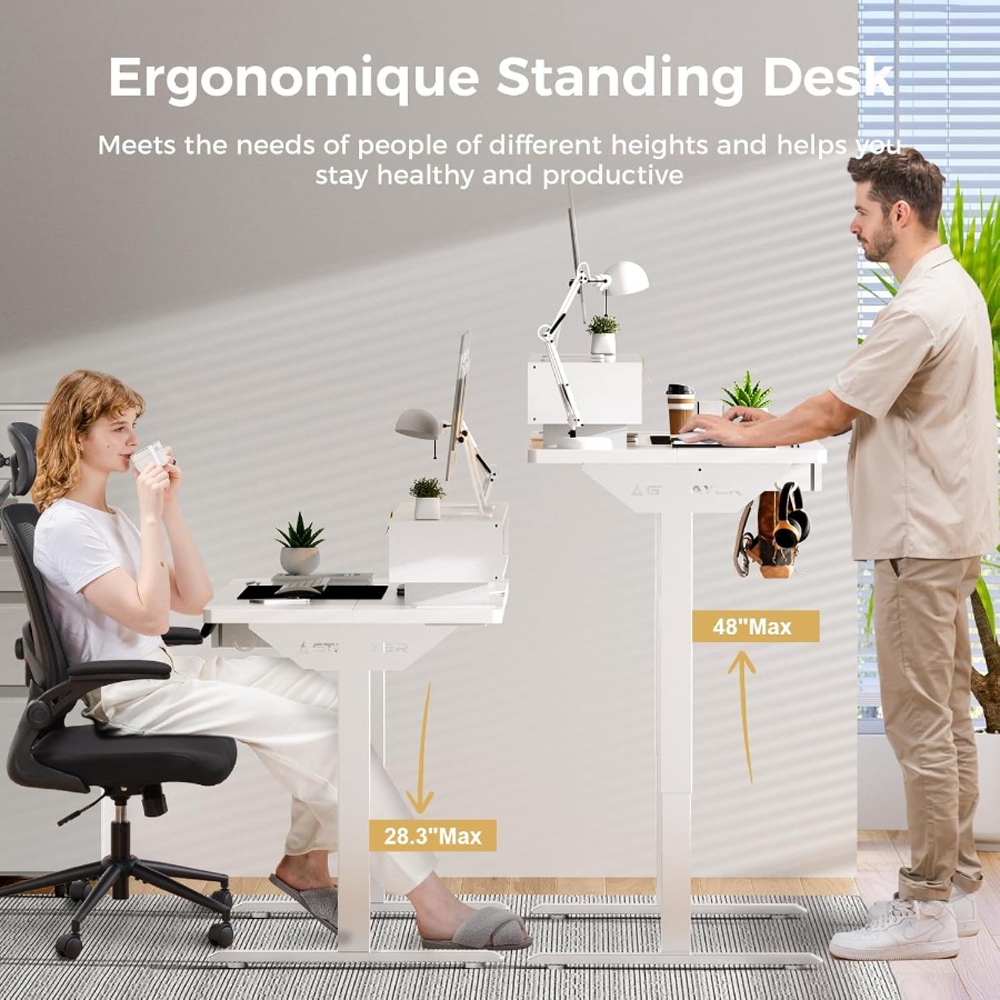 Height Adjustable Electric Sta - Desk Setup Workspace recensie en prijs