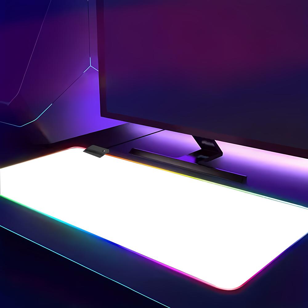 RGB HD Solid Color Gaming Mous - Desk Setup With Keyboard Tray recensie en prijs