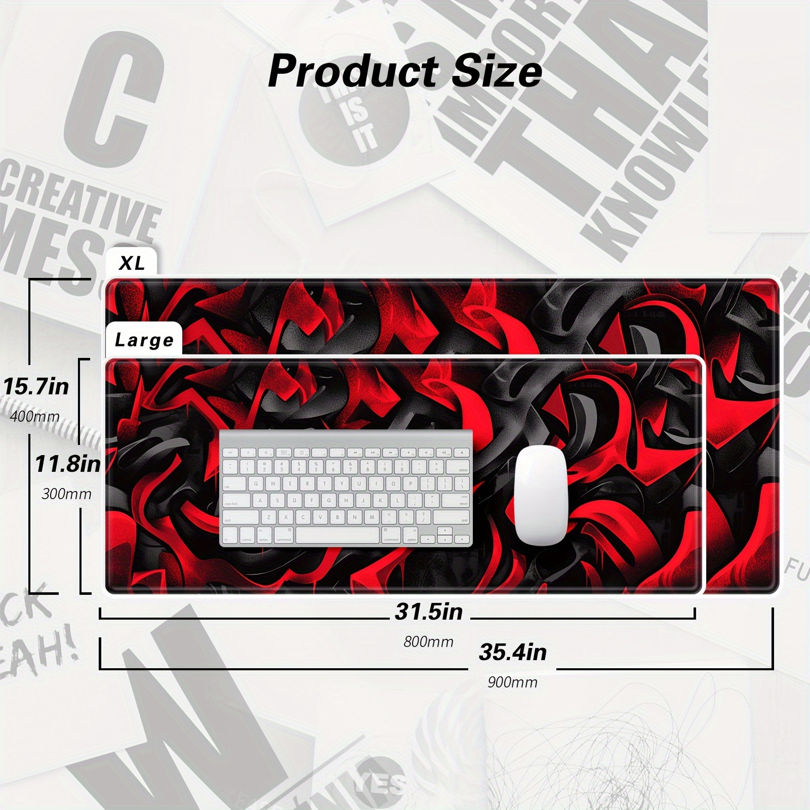 Extended Desk Mouse Pad Modern - Desk Setup Nature recensie en prijs