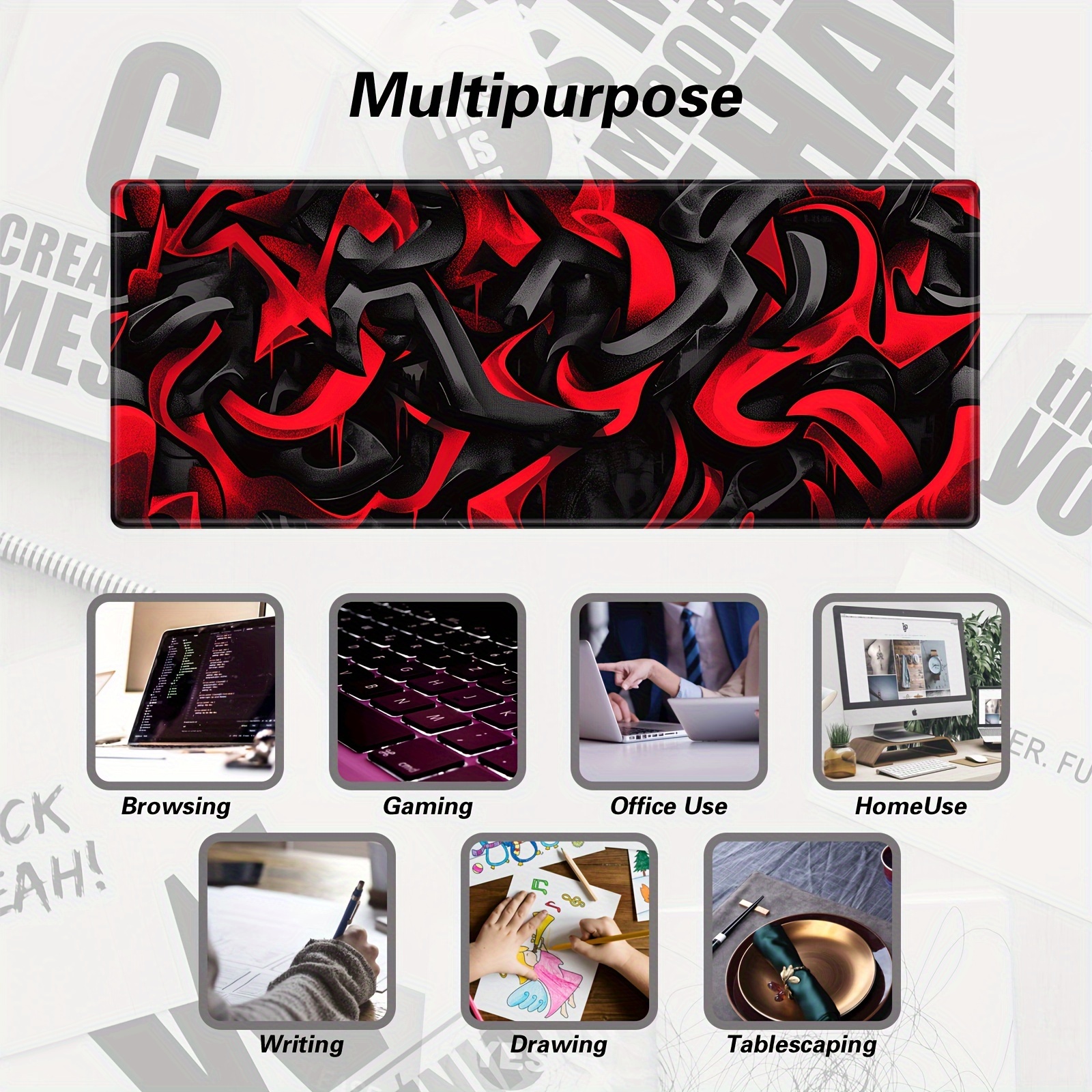Extended Desk Mouse Pad Modern - Desk Setup Nature recensie en prijs