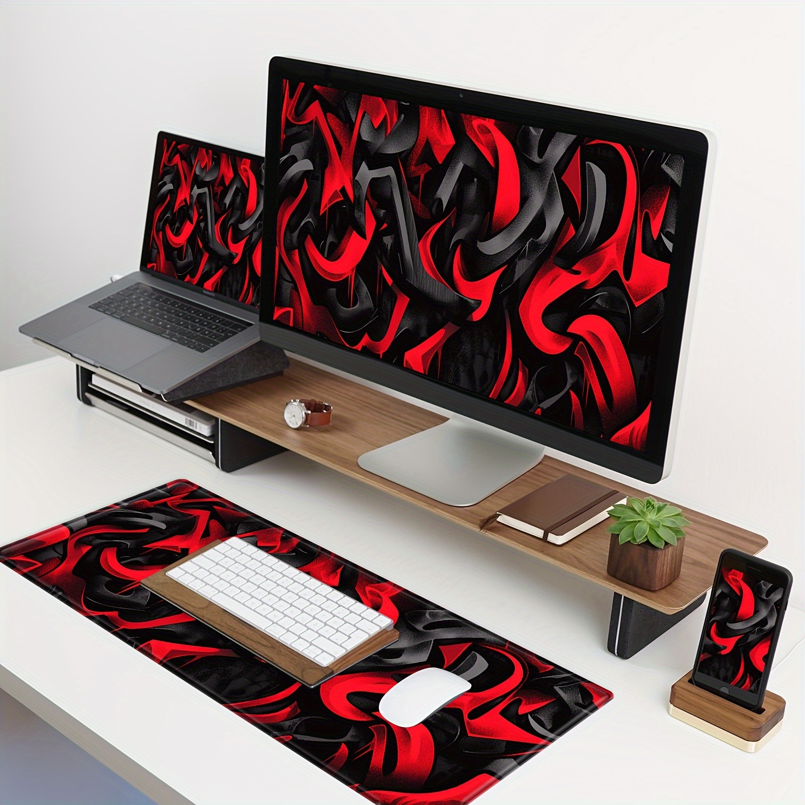 Extended Desk Mouse Pad Modern - Desk Setup Nature recensie en prijs