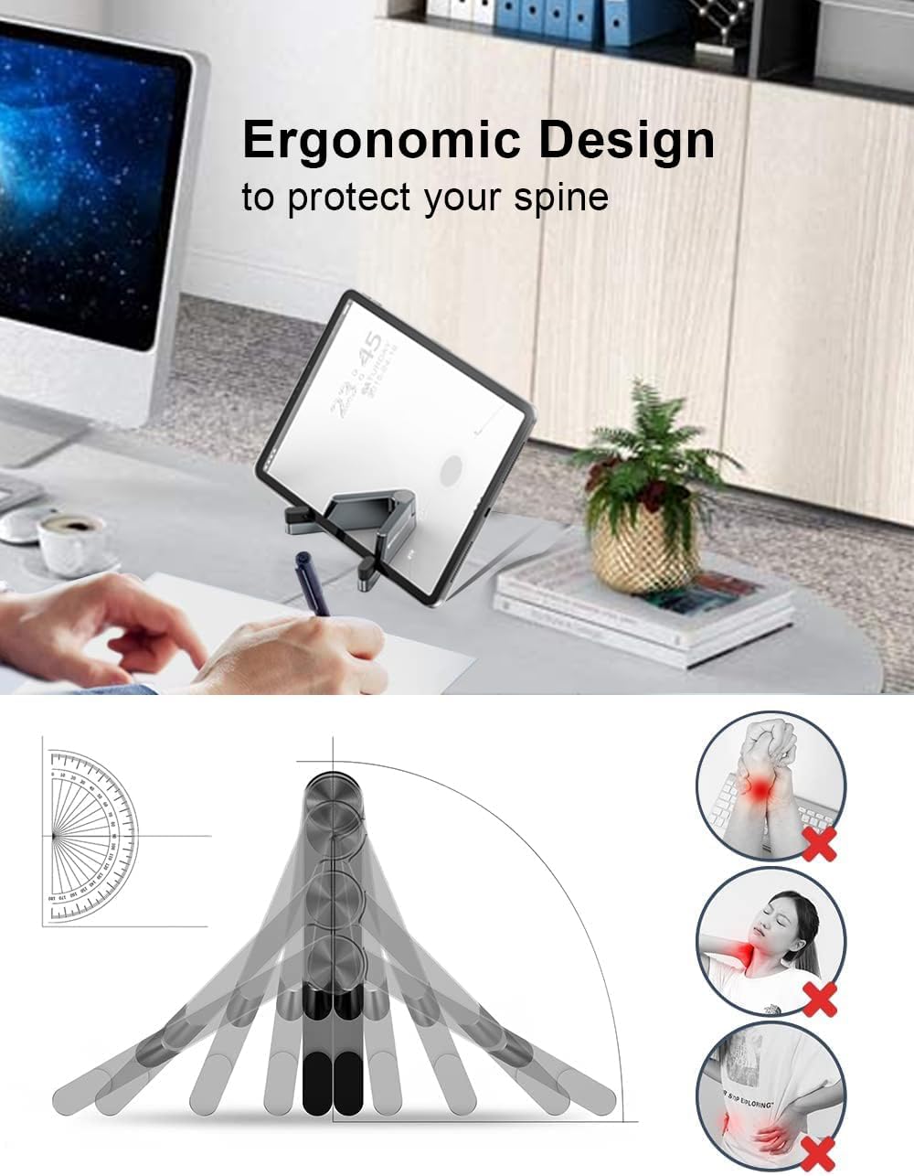 Foldable Aluminum Cell Phone S - Desk Setup Table recensie en prijs