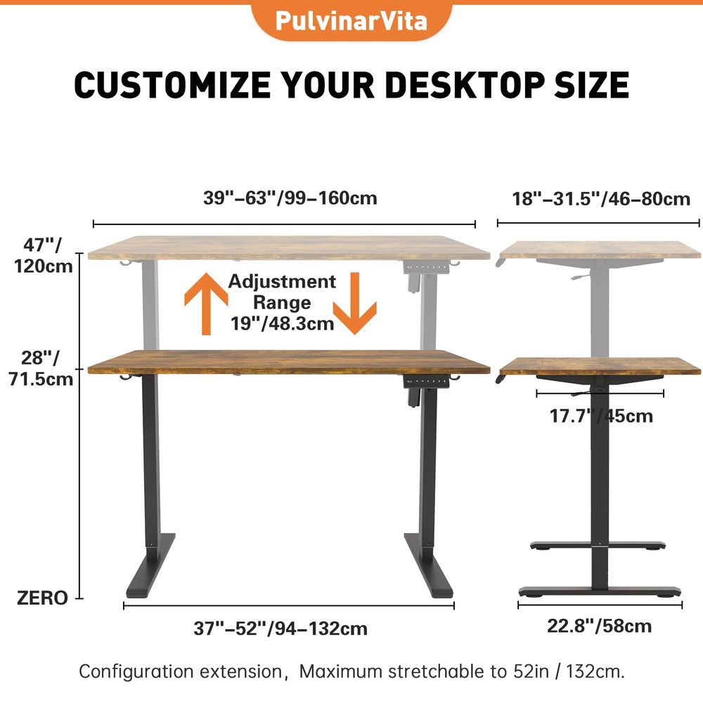 Desk Frame, Stand up Desk Fram - L Shaped Desk Setup recensie en prijs