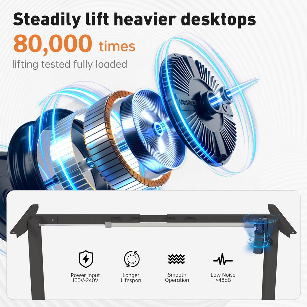 Desk Frame, Stand up Desk Fram - L Shaped Desk Setup recensie en prijs