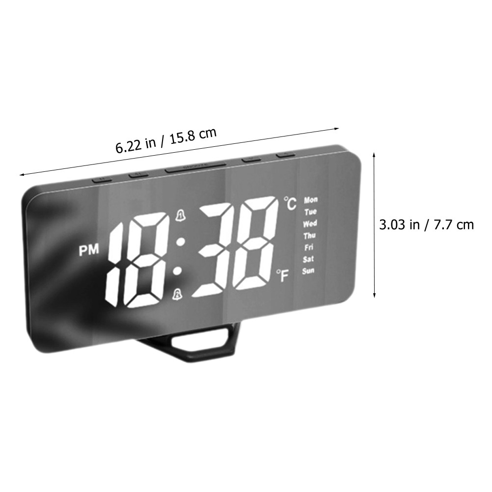 Digital Alarm Clock Large Disp - Desk Setup Bedroom recensie en prijs