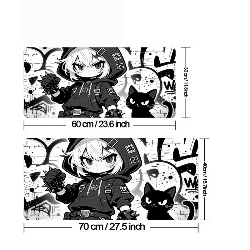 Large Gaming Mouse Pad Anime G - Desk Setup Girl recensie en prijs