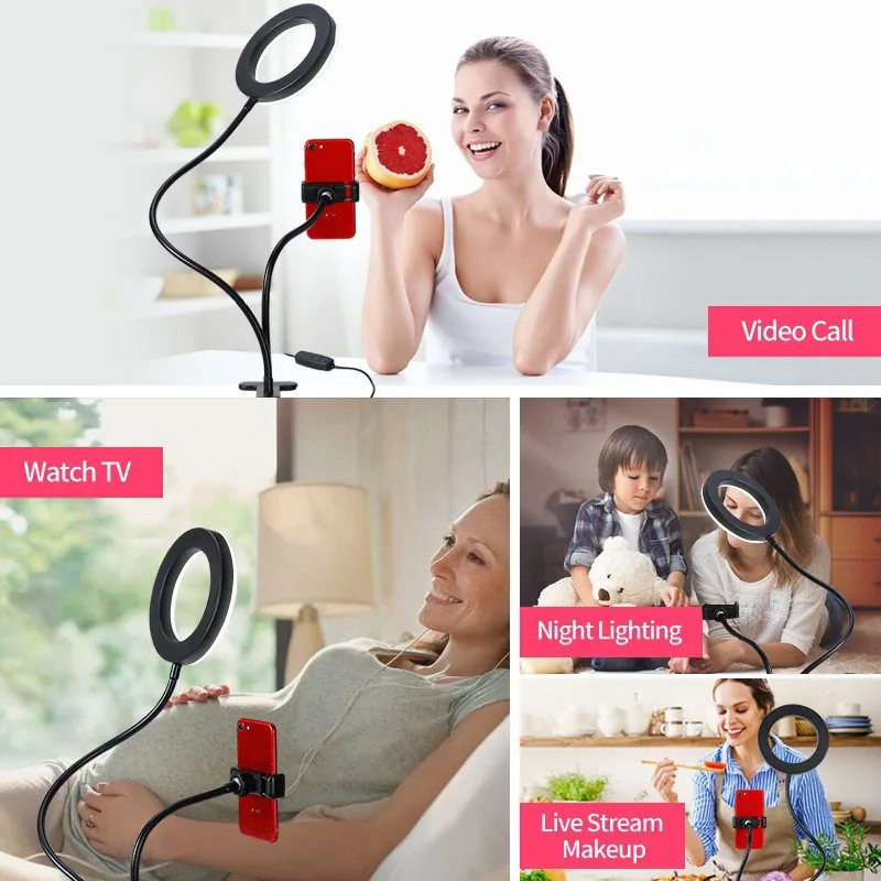 Dual Lights Led Ring Fill Ligh - Dual Phone Holder recensie en prijs