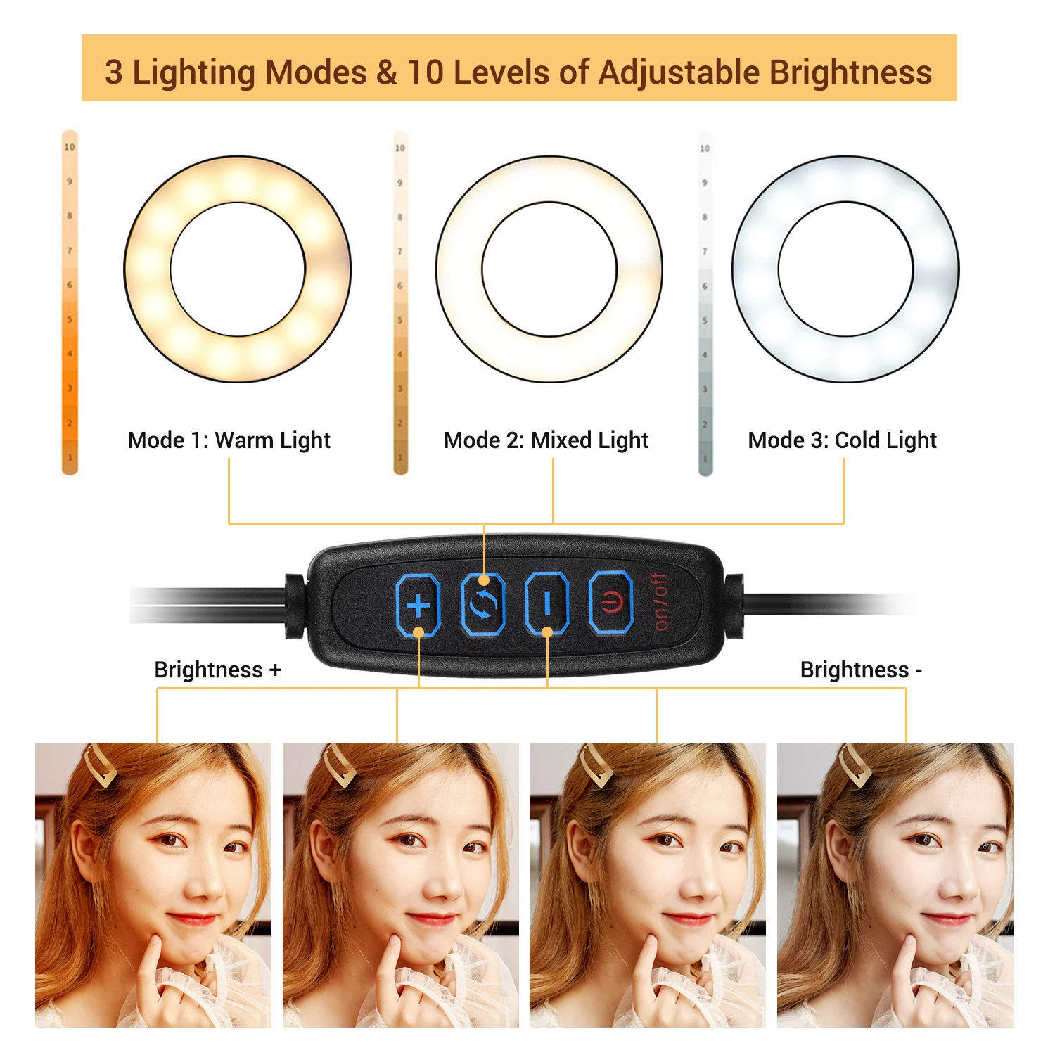Dual Lights Led Ring Fill Ligh - Dual Phone Holder recensie en prijs