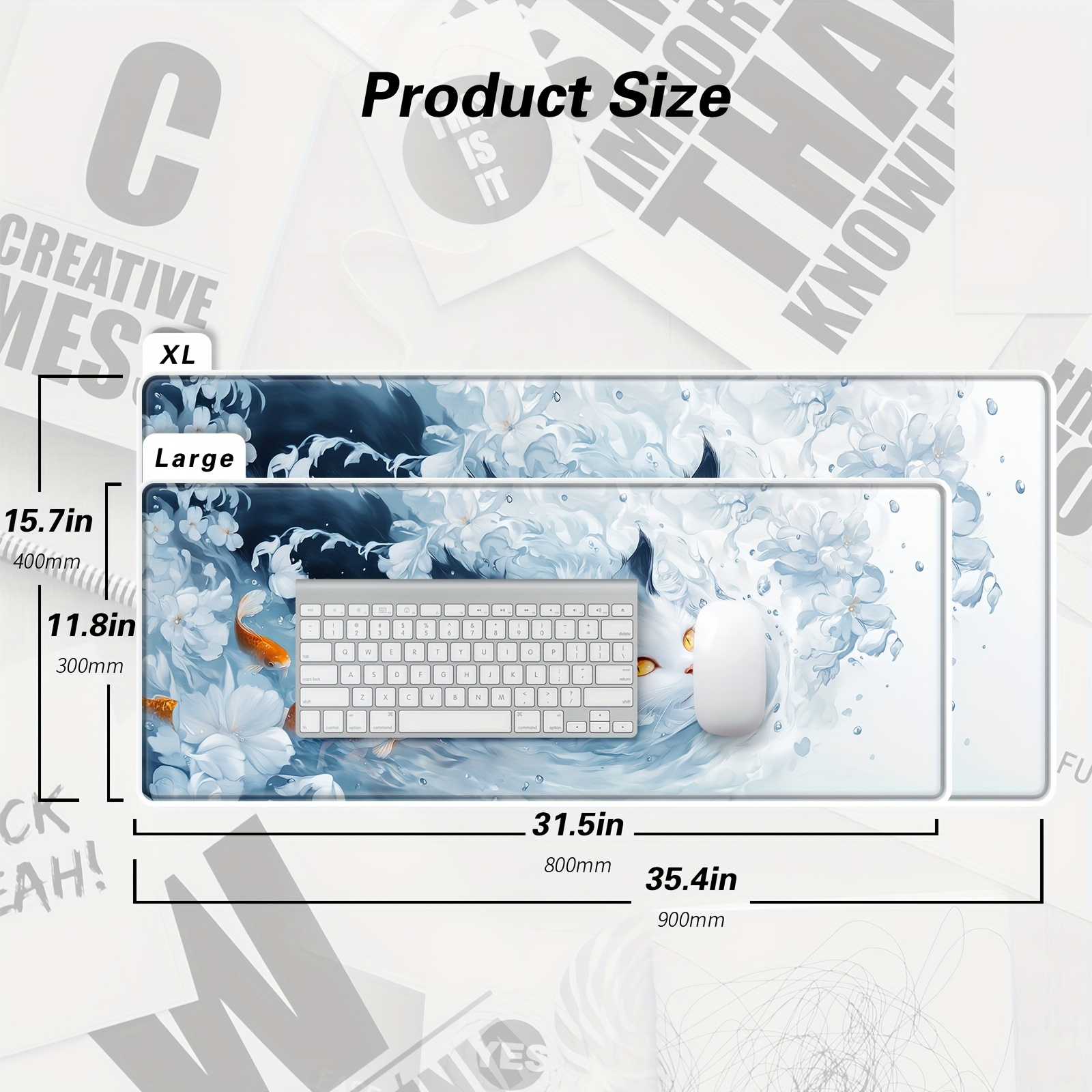 Smooth Desk Mat Mouse Pad Mini - Desk Setup Minimal recensie en prijs