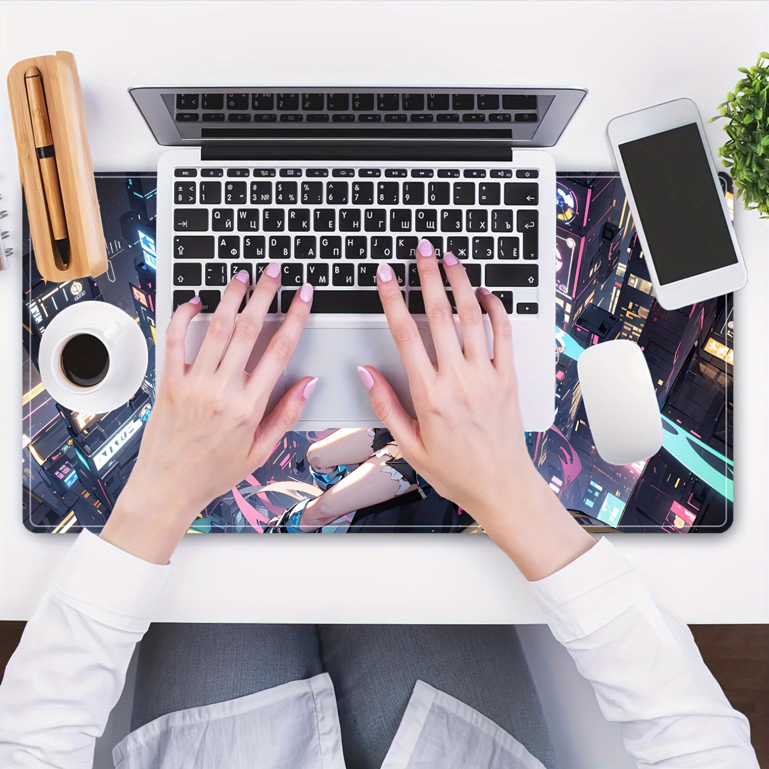 XXL Desk Mat Mouse Pad soft fa - Desk Setup Nature recensie en prijs