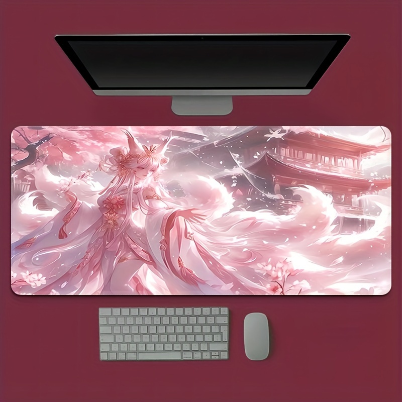 Anime Fox Girl Desk Mat, Exten - Desk Setup Girl recensie en prijs