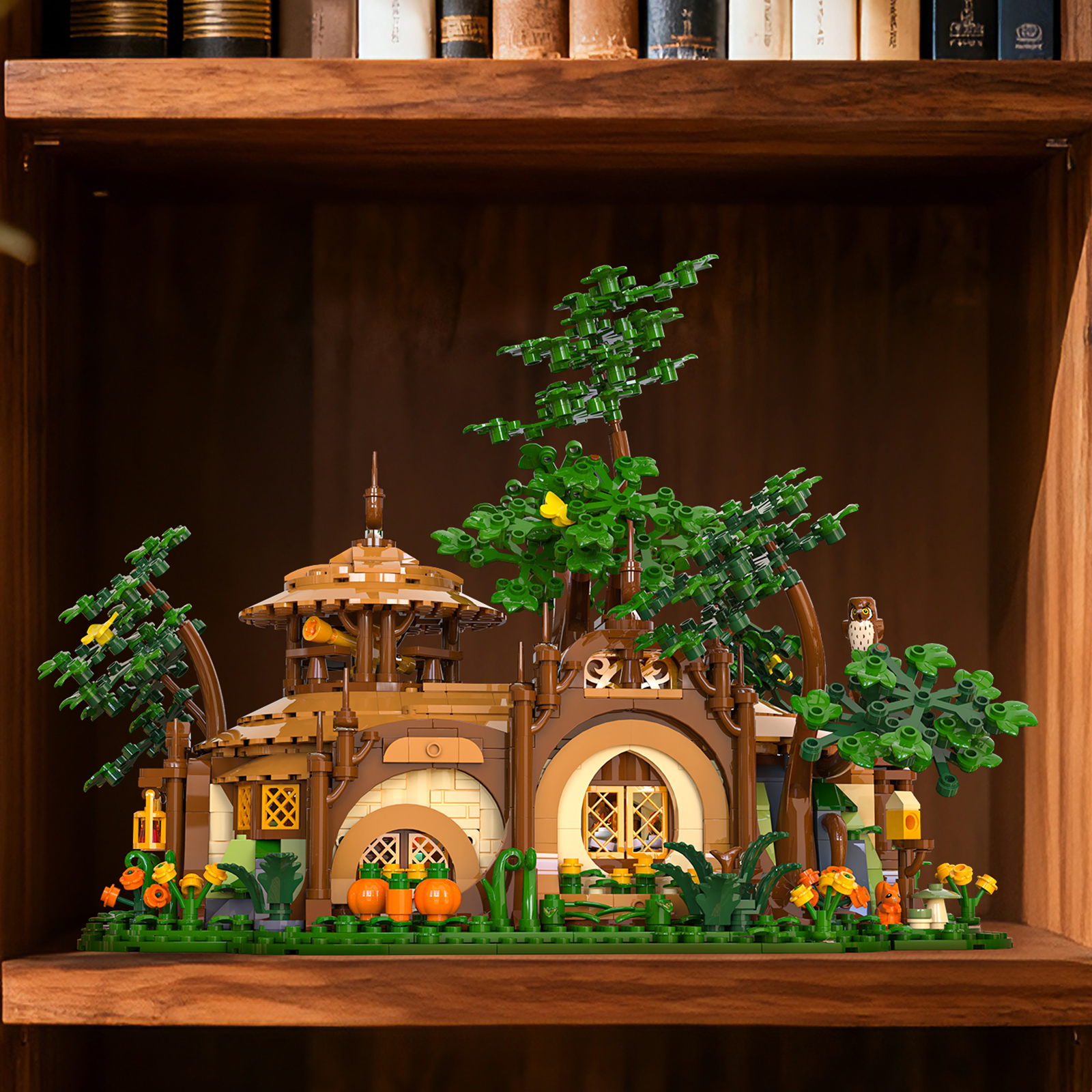 1854pcs Light-up Forest Castle - Desk Setup Build recensie en prijs
