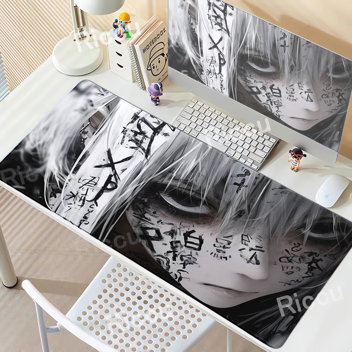 Text Anime Girl Large Mouse Pa - Desk Setup Girl recensie en prijs