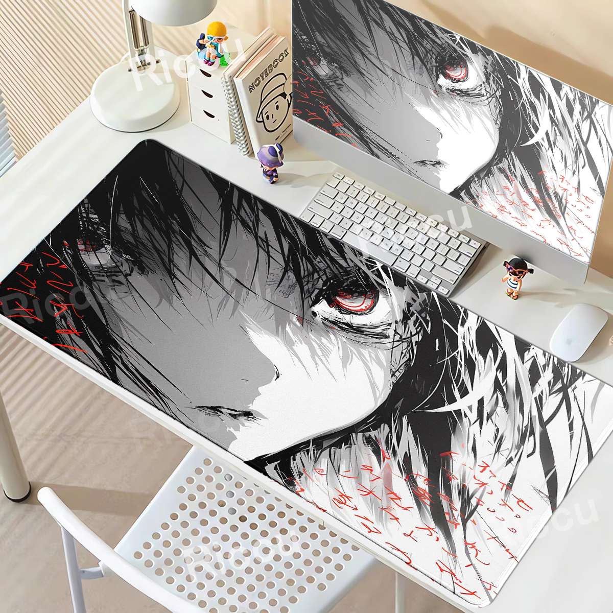 Text Anime Girl Large Mouse Pa - Desk Setup Girl recensie en prijs