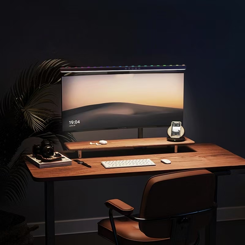 LED Monitor Light Hanging Desk - Yellow Desk Setup recensie en prijs