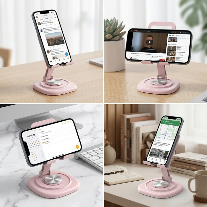 Macaron Desktop Metal Rotating - Desk Setup Stand recensie en prijs