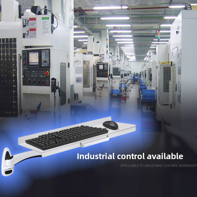 Industrial Wall Mounted Keyboa - Desk Setup With Keyboard Tray recensie en prijs