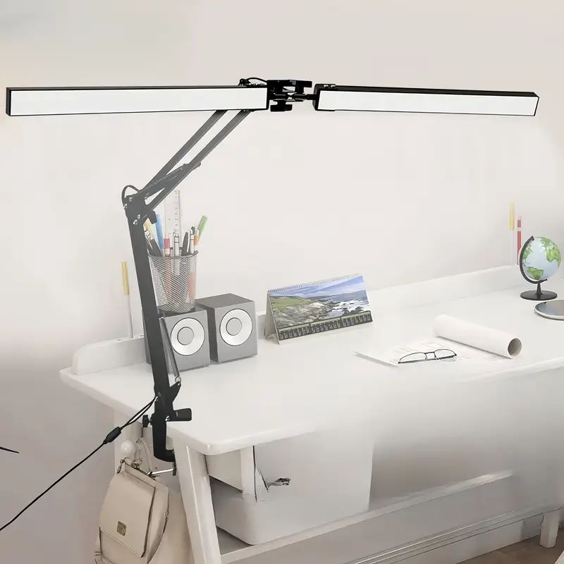 Double-Head Dimmable LED Desk  - Desk Setup Office recensie en prijs