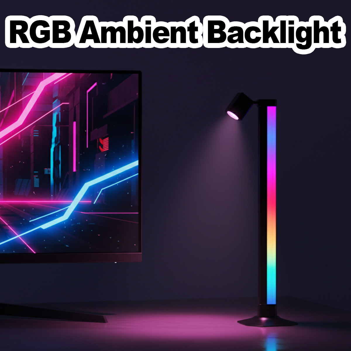 Smart Light Bar LED RGB Music  - Desk Setup Bedroom recensie en prijs