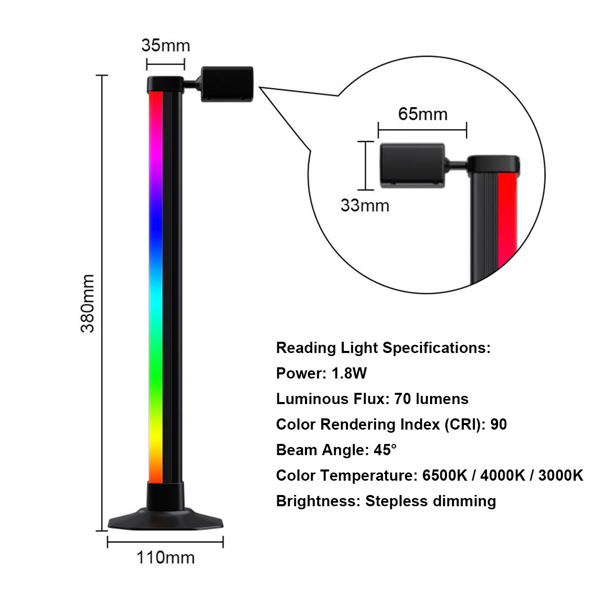 Smart Light Bar LED RGB Music  - Desk Setup Bedroom recensie en prijs